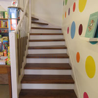 Pippilotta Kinderbuch - Treppe